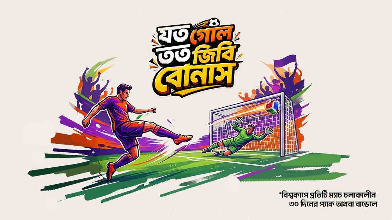 Banglalink to reward users with bonus data for every World Cup goal