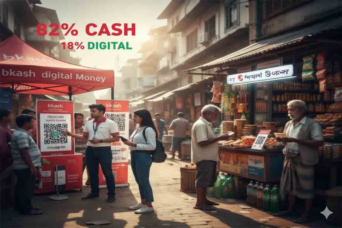 QR payment boom, cashless dream still distant