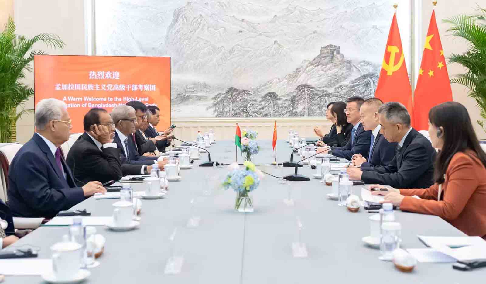 BNP holds high-level talks in China