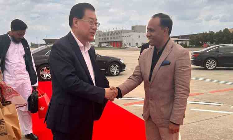 Deputy Speaker leading parliamentary delegation returns home from China