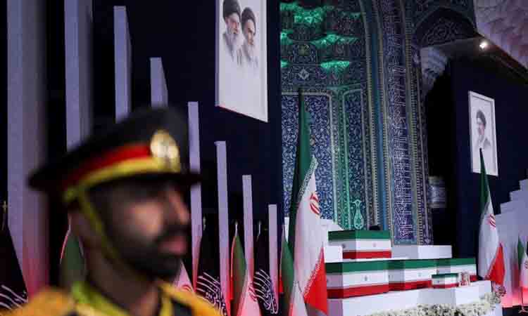 Iran president pays respects at Khamenei's remains: state TV