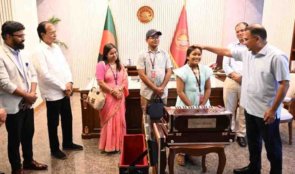 Fifth-grader Anushree's letter reaches PM, dream comes true with harmonium gift