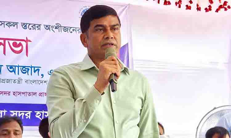 Forhad for collective efforts to improve Panchagarh hospital services