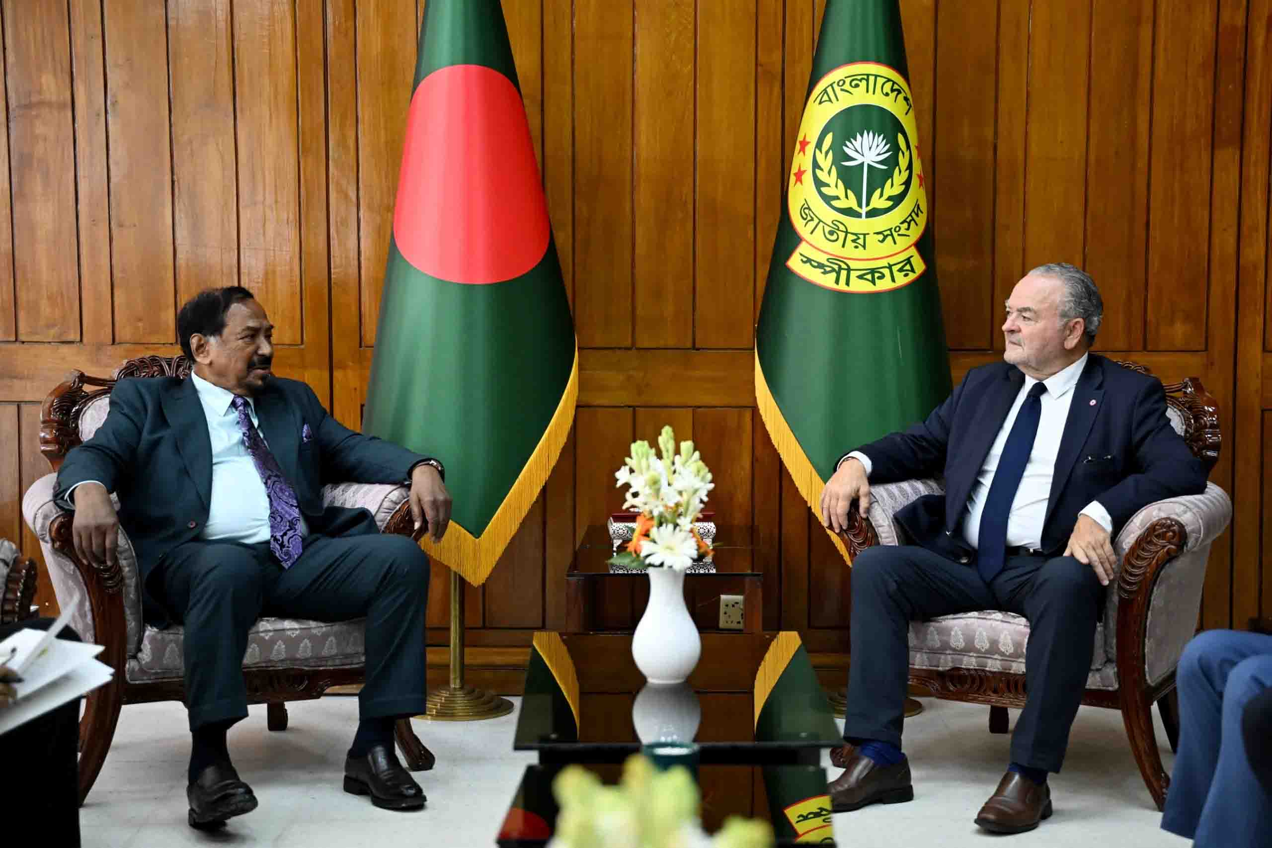 JS Speaker for forming France-Bangladesh parliamentary caucus
