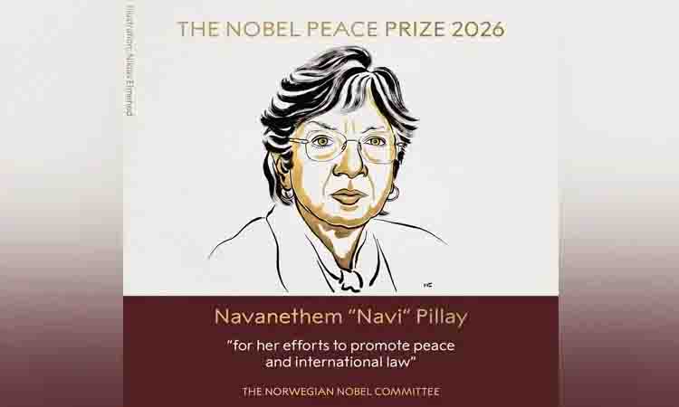 Navi Pillay, South African rights champion, wins Nobel Peace Prize
