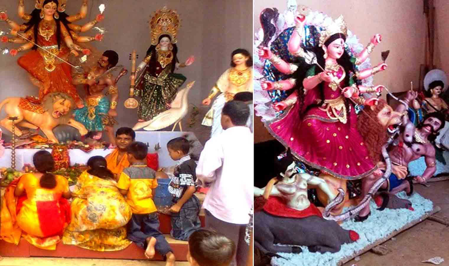 Sanaton community begins Durga puja celebration in Rangpur