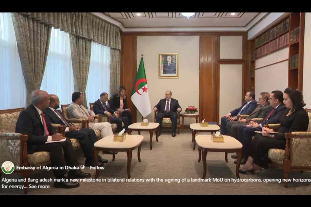 Bangladesh, Algeria Sign Landmark MoU on Hydrocarbons to Boost Energy Cooperation