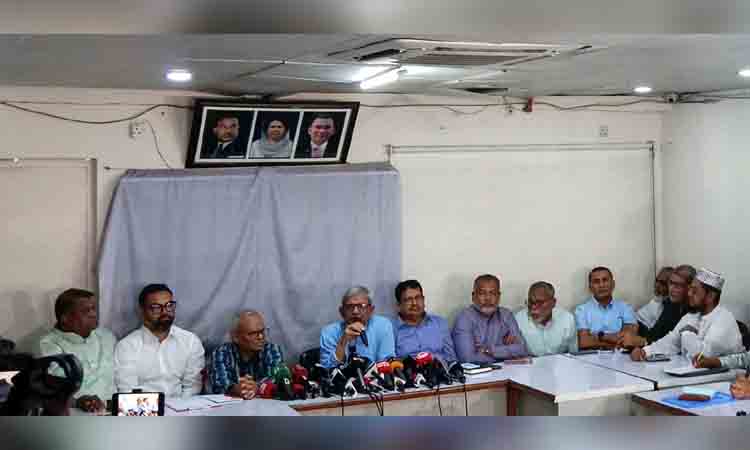 বাংলাদেশের রাজনৈতিক স্থিতিশীলতা বিনষ্ট করার অপচেষ্টা চলছে : মির্জা ফখরুল